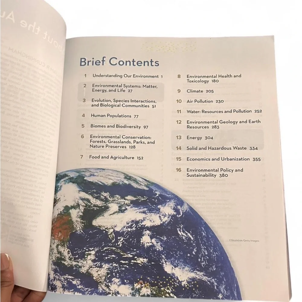 Principles of Environmental Science Book - Picture 2 of 3